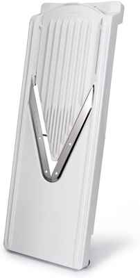 #10. Swissmar 5 Piece Set Borner V-1001 Easy to Clean Reversible Slicing Blade Mandoline V-Slicer