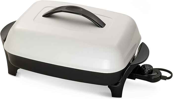 #9. Presto 06850 16'' Heavy-Cast Aluminum Base High Dome Cover Nonstick Electric Skillet