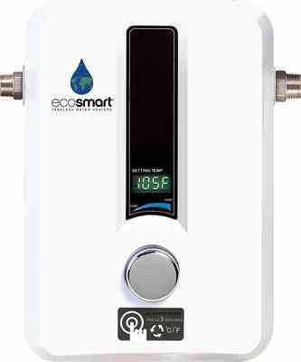 #1. EcoSmart ECO 13KW 240V with Patented Self-Modulating Technology 11 Tankless Water Heater