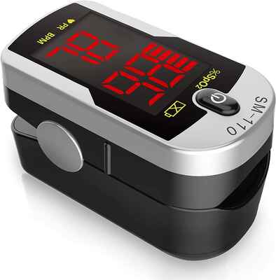 #9 Santamedical Lanyard & Batteries SpO2 OLED Dual Color Fingertip Pulse Oximeter