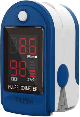 #1 ClinicalGuard CMS-50DL Accurate Fingertip Pulse Oximeter w/Wrist Cord Heart Monitor