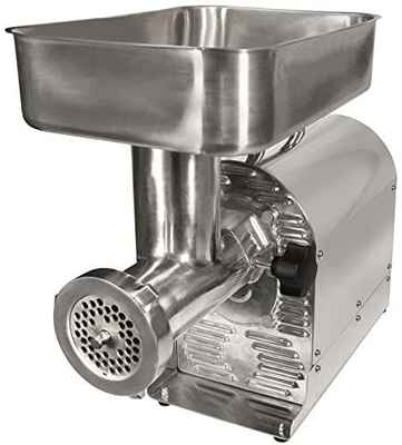 #1. Weston 08-1201-W ¾ -HP 550W Series Sturdy Handle Durable Electric Meat Grinder (Silver)