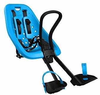 #7. Thule Yepp adjustable Padded 5-Point Max 33lbs Versatile Perfect Fit Mini Child Bike Seat