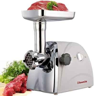 #7. Sunmile 1 HP 800W SM-G31 Stainless Steel Cutting Blade ETL Electric Meat Grinder