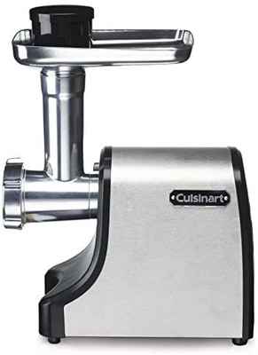 #10. Cuisinart MG-100 Stainless Steel Powerful 300W 2-Metal Cutting Plate Electric Meat Grinder