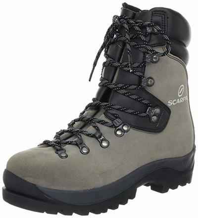 3. SCARPA Fuego 100% Leather Vibram Sole Classically-Styled Tall Cuff Mountaineering Boots