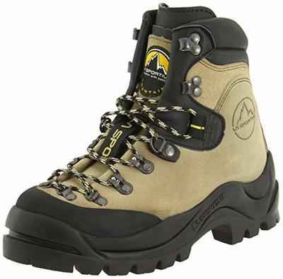 4. LA SPORTIVA Men’s Makalu Synthetic Sole D-Ring Lacing Vibram Rand Mountaineering Boots