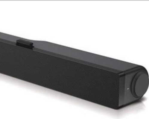 #6. Dell AC511 Integrated T-Hook Volume Control Knob with Headphone Jack USB Wired Soundbar