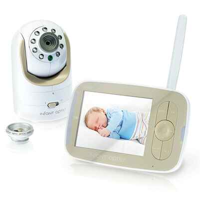 #2. Optics Interchangeable Perfect Size DXR-8 Optical Lens Video Smart Baby Monitor