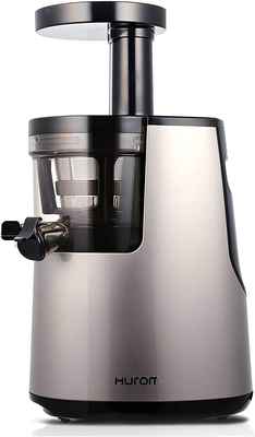 #1. Hurom Cookbook HH-SBB11 Noble Silver Elite Slow Masticating Juicer (2nd Generation)