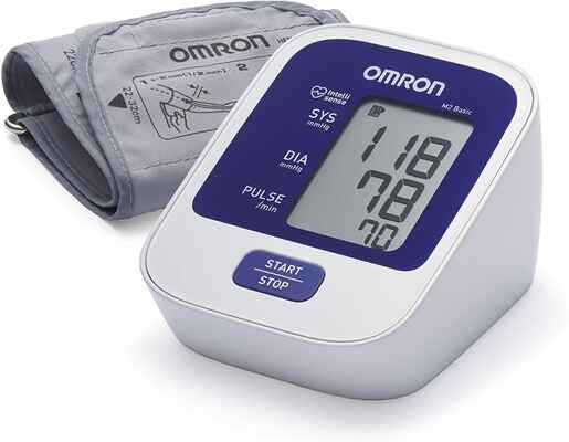 #10. Omron M2 Easy-To-Read Display Quick &Accurate Reading Fully Automatic Blood Pressure Monitor