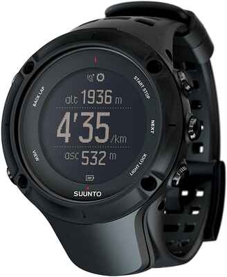 #7. SUUNTO Black Ambit3 Peak Altimeter, Compass, GPS, Barometer GPS Running Watch