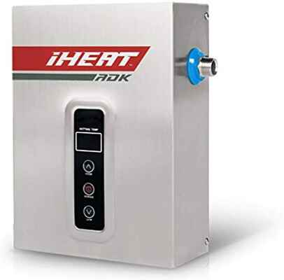 #8. iHeat 7.5lbs Stainless Steel S-16 240V 16KW 66A Electric Tankless Water Heater