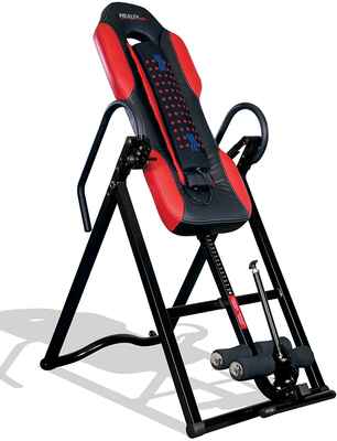 #1. Health Gear Heavy-Duty Advanced Technology Inversion Table w/Vibro Massage & Heat