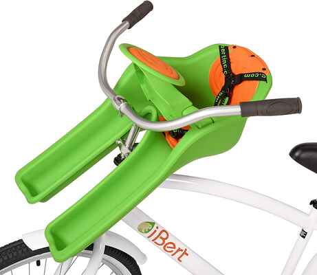 #2. iBert Easier & Safer Max Weight 38lbs Center Mounted Enjoyable Ride Child Bicycle Safe-T-Seat