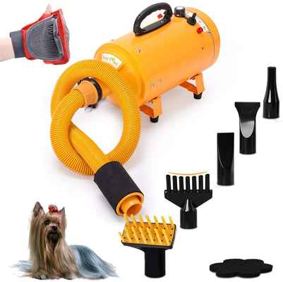 #5. Free Paws 2-Speed Adjustable 4.0 HP Heat Temperature Hair Grooming Dryer