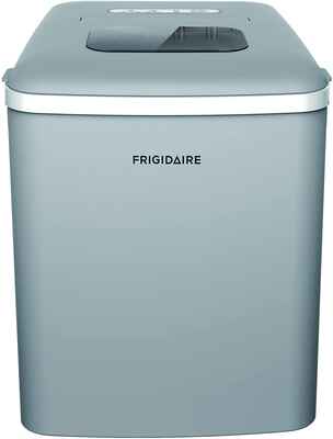 #6. FRIGIDAIRE EFIC108 26lbs Per Day Countertop Portable Ice Maker Machine (Silver)