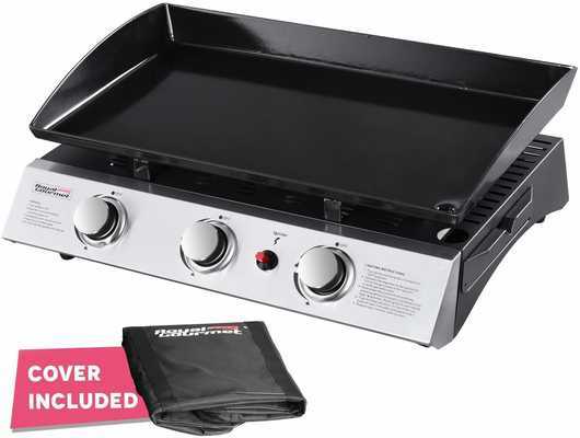 #6. Royal Gourmet PD1300 Stainless Steel Control Panel Propane Gas 3-Burner Grill Griddle