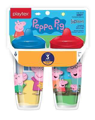 #4. Playtex 2 Count 9 Oz Unisex Break-Proof Spill-Proof Insulated Toddler Spout Cups