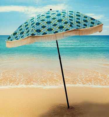 #3. Beach Brella Bahama Umbrella Windproof & Portable Sport w/Pointed Bottom Sand