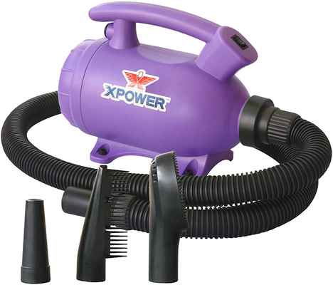 #9. XPOWER B-55 Portable 2 HP Home Pet Force Dryer for Home Grooming & Backup Dryer - Purple