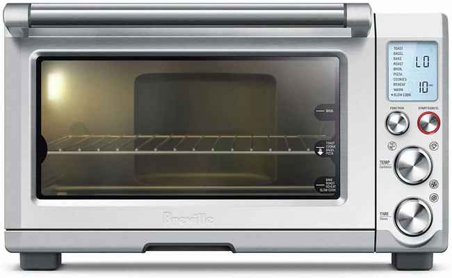 #8. Breville BOV845BSS 1800W Element IQ Smart Countertop Oven Pro Convection Toaster Oven