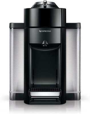 #4. Nespresso by De'Longhi ENVI35B Simple-1-Touch Coffee & Nespresso Machine (Black)