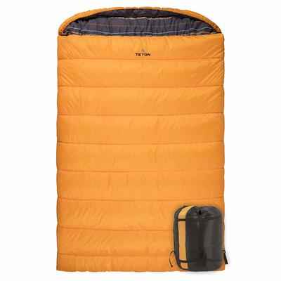 10.TETON Sports Queen Size Warm & Comfortable Double Sleeping Bag for Family Camping