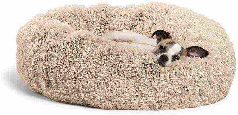 #8. Best Friends by Sheri Multiple Sizes Comfortable Versatile Calming Shag Vegan Fur Donut Cuddler