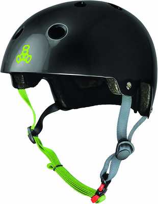 #9. Triple Eight ABS Shell & Impact-Absorbing EPS Foam Liner Deal Skateboarding & Bike Helmet