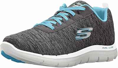 #9. Skechers Flexible Padded Collar & Tongue Women's Flex Appeal 2.0 Sneakers for Running