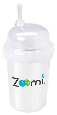 #7. NuSpin Kids 8 Oz Valve-Free FDA-Grade Silicone & Polypropylene Zoomi Sippy Cup