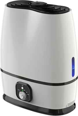 #4. Everlasting Comfort 6L Plastic Corded Electric Cool Mist Humidifier for Home (White)