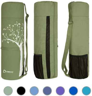 #8. Deco Athletic 2 Large Zip Pockets Full Zip Fits Up Large Mesh Pocket Athletic Fitness Mat