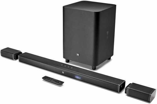 #7. JBL 4K Ultra HD 5.1 Channel Soundbar 510W 10-inch Wireless Speakers Subwoofer 3 HDMI Inputs