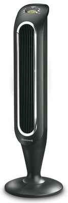 #7. Honeywell Home Timer Shut-Off & Dust Filter Programmable HYF048 Black Fresh Breeze Tower Fan