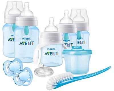 1. PHILIPS AVENT SCD393/05 Air-Free Vent Anti-Colic Baby Bottle for Beginner (Blue)