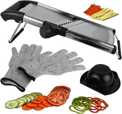 #7. Medove Stainless Steel Adjustable Blade Mandoline Slicer Vegetable Potato Slicer Onion Cutter