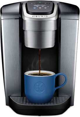 #1. Keurig K-Lite Single-Serve K-Cup Pod-Coffee Brewer Coffee Maker (Brushed Silver)