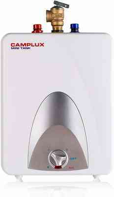 #6. Camplux ME25 Mini-Tank 1.5kW at 120V 2.5-Gallon Thermostatic Control Electric Water Heater