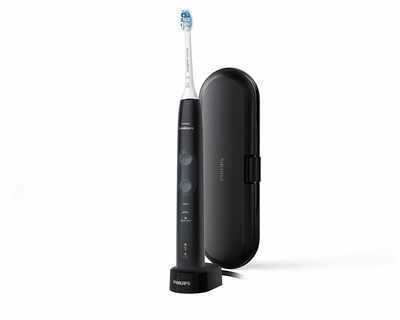 #3. Philips Sonicare 5100 Rechargeable Black HX6850/60 Protective Clean Electric Toothbrush