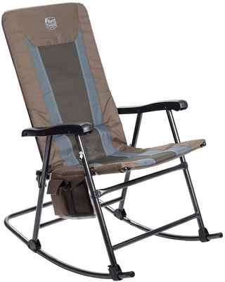 #10. Timber Ridge Lightweight Smooth Glide Padded Folding Rocking Chair for Outdoor