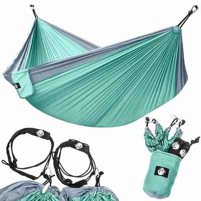 #9. Legit Camping Portable & Lightweight Double Hammock for Travel, Hiking & Backpacking