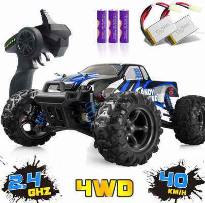 #2. IMDEN 1:18 Scale 2.4 GHz Radio 2 Rechargeable Batteries 4WD Terrain Remote Control Truck