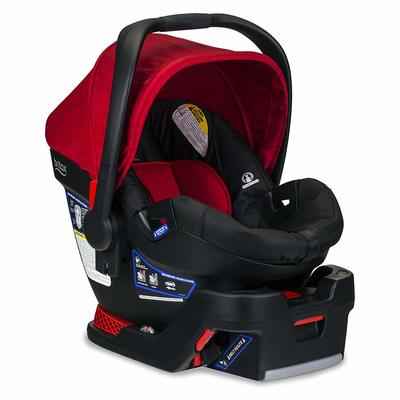 8. BRITAX 4 TO 35 Pounds 1-Layer Impact Protection B-Safe Infant Car Seat & Stroller- Cardinal