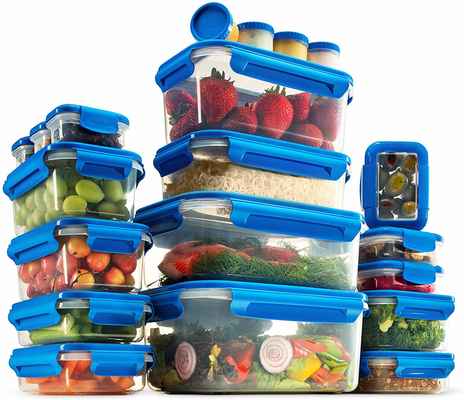 #3. FineDine 40-Pcs Airtight BPA-Free Durable Plastic Leak-Proof Food Storage containers Set
