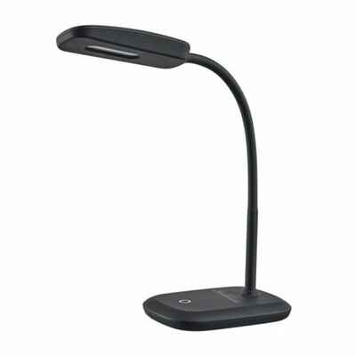 #10. Sunbeam Set of 2 Flexible Neck Adjustable Light Eye-Caring Dimmable Office LED Desk Lamp (Black)