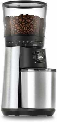 #2. OXO Brew 15 Settings Start Timer Durable Stainless Steel Conical Burr Coffee Grinder