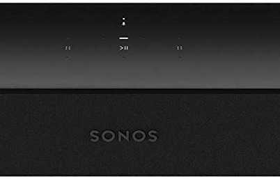 #9. Sonos Beam with Built-in Amazon Alexa Compact Remote Control Smart TV Soundbar (Black)