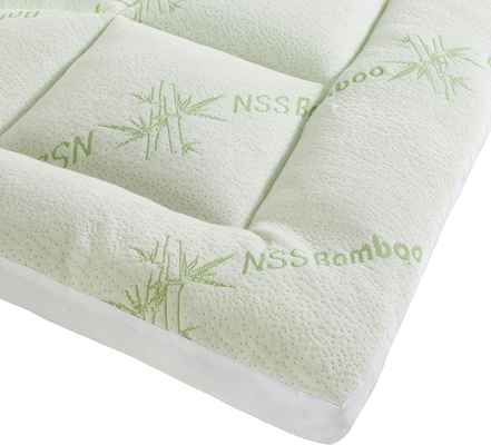 #10. Niagara 2’’ Gusset Quilted Fitted Skirt Down Alternative Sleep Solution Bamboo Mattress Topper